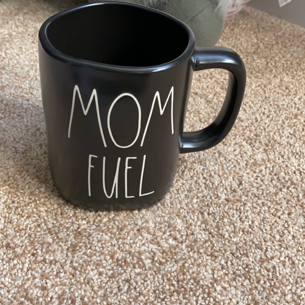 Rae Dunn mom fuel mug . Brand new never used . Black with white lettering